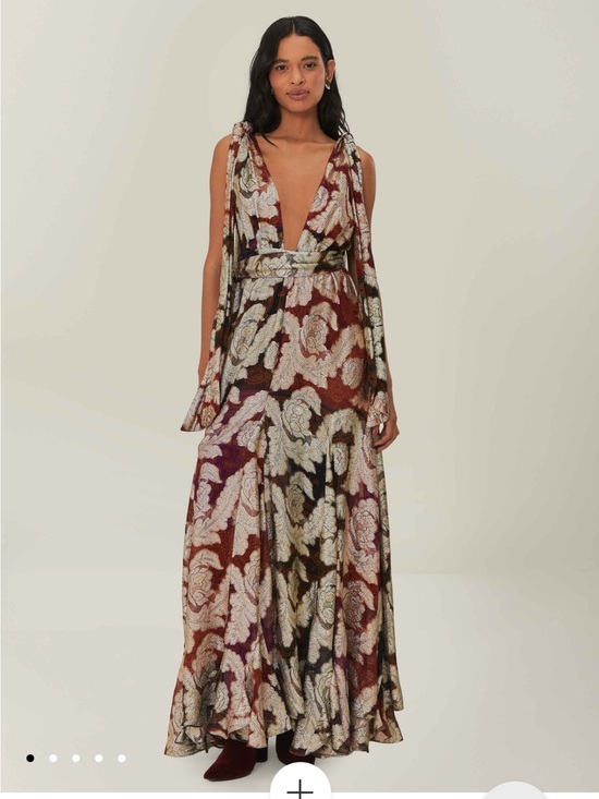FARM Rio Dresses & Skirts - Farm Rio Jacquard Lurex Sleeveless Maxi Dress